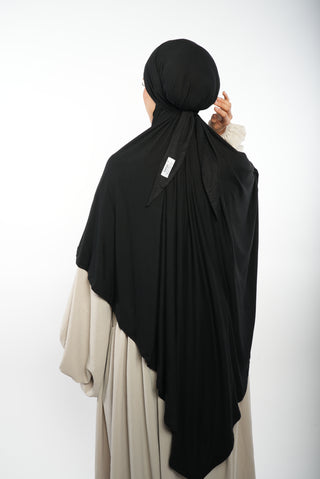 Premium Jersey Khimar Schwarz