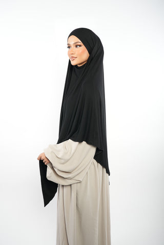 Premium Jersey Khimar Schwarz
