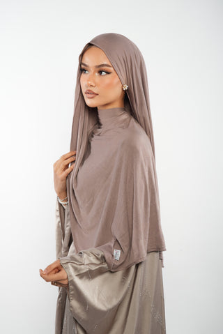Premiun Jersey Hijab Mauve