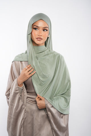 Premium Jersey Hijab Mint