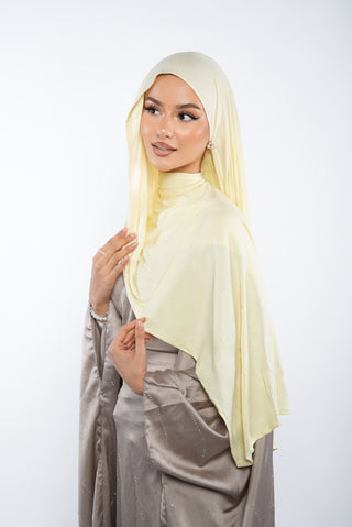 Premium Jersey Hijab Butterlemonyellow