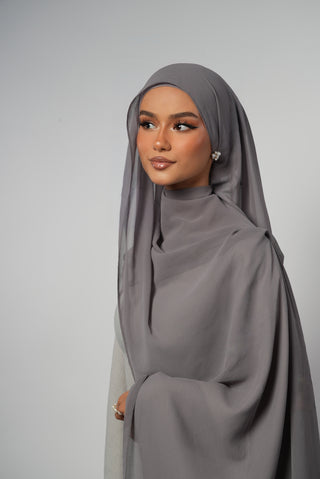 Chiffon Hijab Set Noor - mit passendem Bone