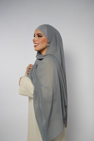 Chiffon Hijab Set Sara - mit passendem Bone
